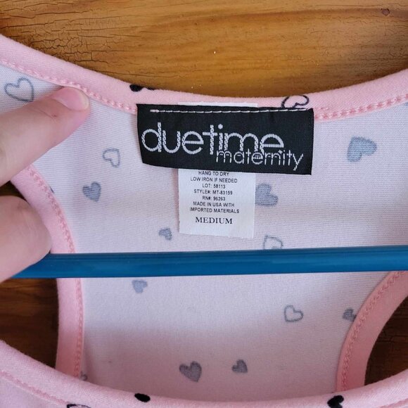 Pink Heart Maternity Tank - Picture 5 of 5